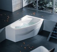 Asymmetriske badekar